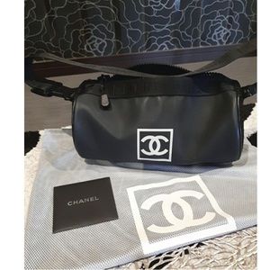 CHANEL SPORT mini round duffle bag